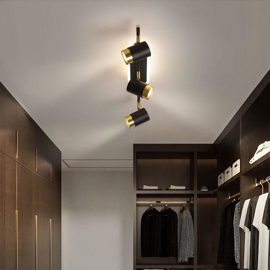 HOVLO Modern 3-Light Adjustable Ceiling Spotlight