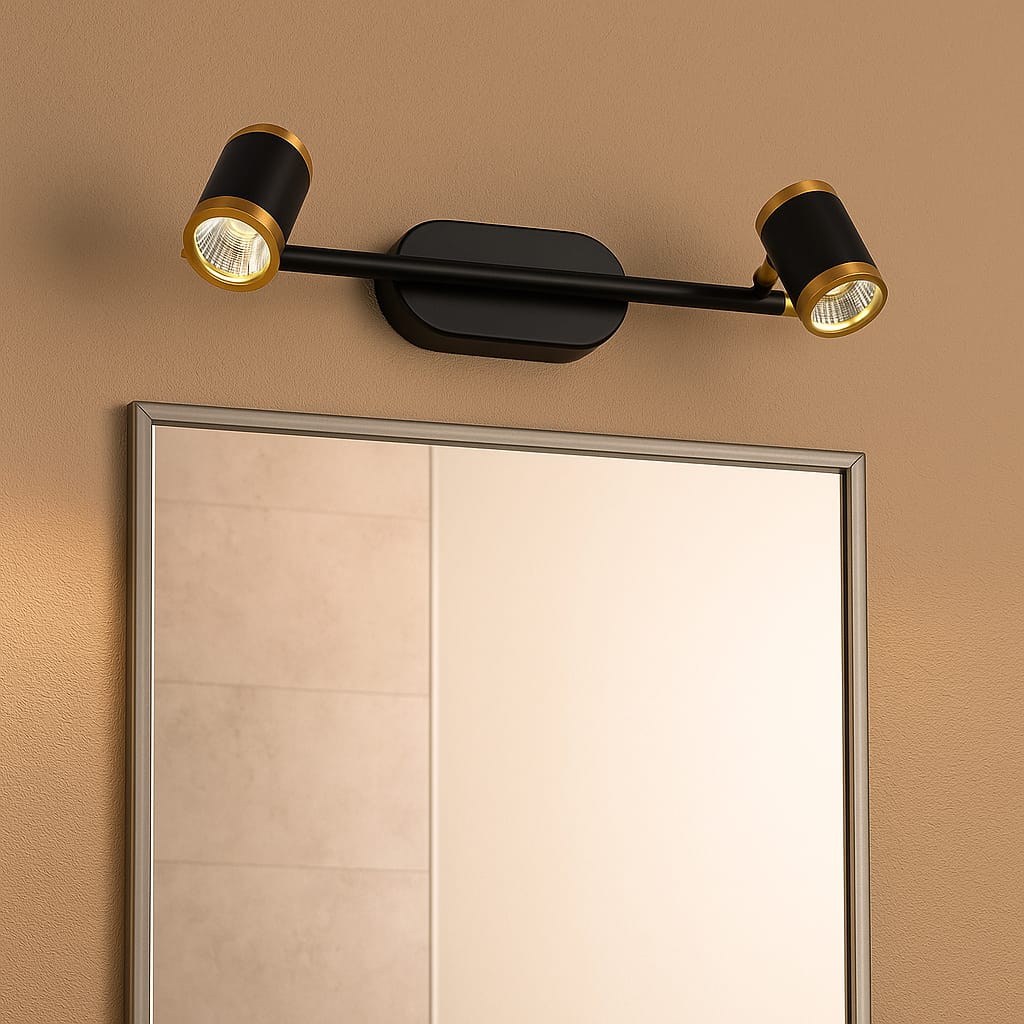 HOVLO Modern 2-Light LED Wall Spotlight